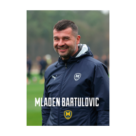 Metalist 1925 autograph card - MLADEN BARTULOVIĆ (head coach)