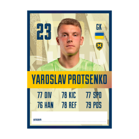 Metalist 1925 autograph card - Yaroslav Protsenko