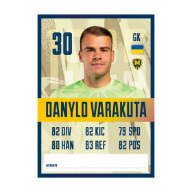 Metalist 1925 autograph card - Danylo Varakuta