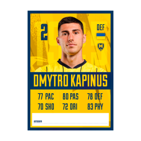 Metalist 1925 autograph card - Dmytro Kapinus