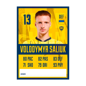 Metalist 1925 autograph card - Volodymyr Saliuk