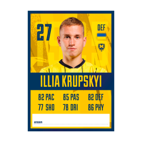 Metalist 1925 autograph card - Illia Krupskyi