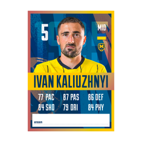 Metalist 1925 autograph card - Ivan Kaliuzhnyi