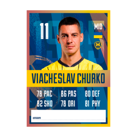 Metalist 1925 autograph card - Viacheslav Churko