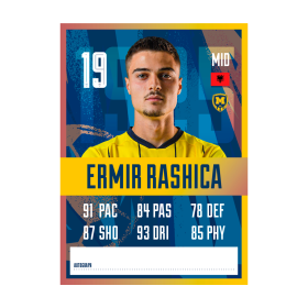 Metalist 1925 autograph card - Ermir Rashica