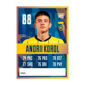 Metalist 1925 autograph card - Andrii Korol