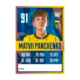 Metalist 1925 autograph card - Matvii Panchenko