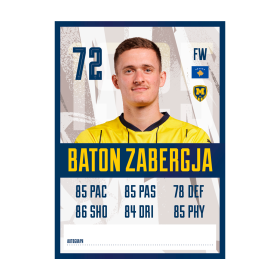 Metalist 1925 autograph card - Baton Zabergja