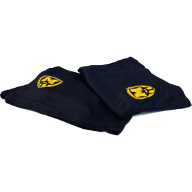 Black training shorts