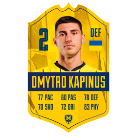 FIFA Card (PVC, A3)  - Dmytro Kapinus