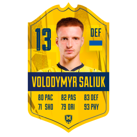 FIFA Card (PVC, A3)  - Volodymyr Saliuk