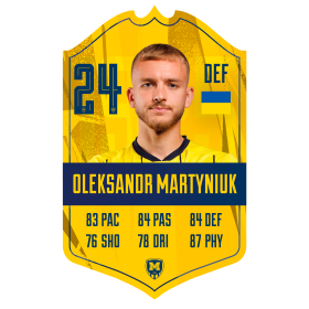 FIFA Card (PVC, A3)  - Oleksandr Martyniuk