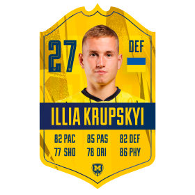 FIFA Card (PVC, A3)  - Illia Krupskyi
