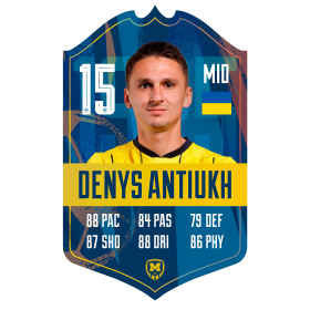 FIFA Card (PVC, A3)  - Denys Antiukh