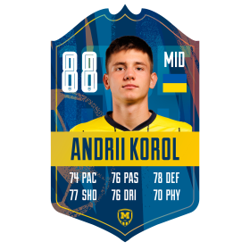 FIFA Card (PVC, A3)  - Andrii Korol