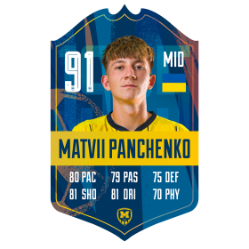 FIFA Card (PVC, A3)  - Matvii Panchenko