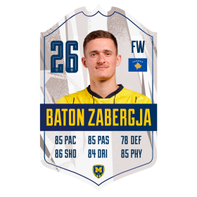 FIFA Card (PVC, A3)  - Baton Zabergja
