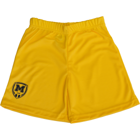 Yellow training shorts