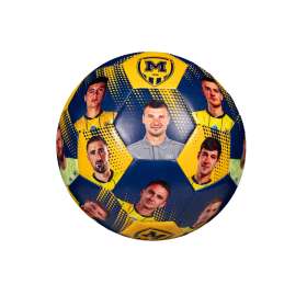 Souvenir football featuring the Metalist 1925 players