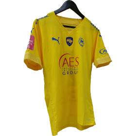 Game T-shirt of Dmytro Kapinus. PUMA Yellow